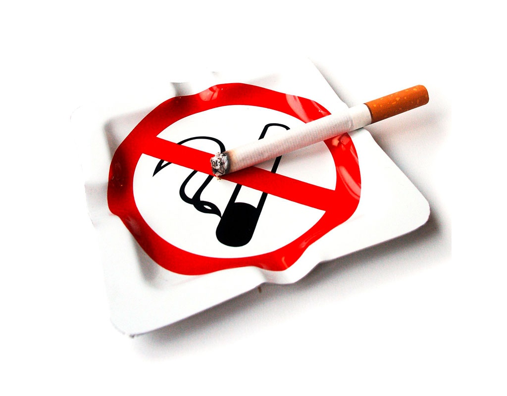 No smoking Aschenbecher