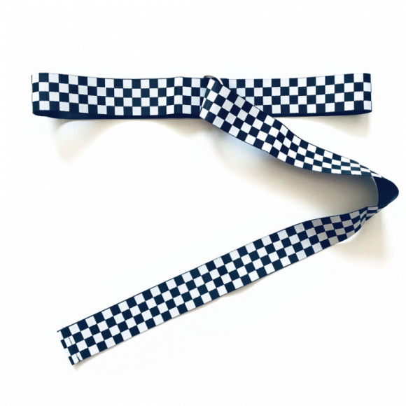 Alfie Checkered Webbed Belt