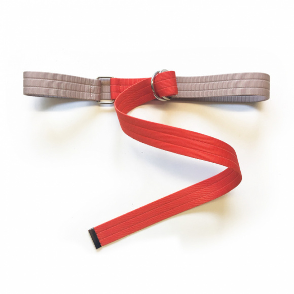 Alice Colour-Block Belt Beige Orange